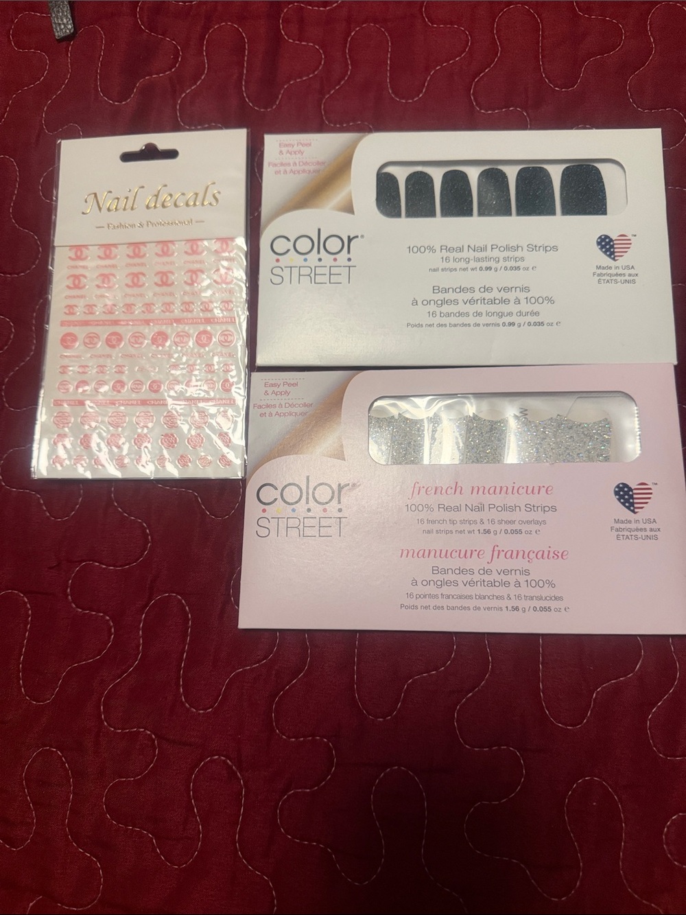Bundle Color Street Nail Strips & Decals